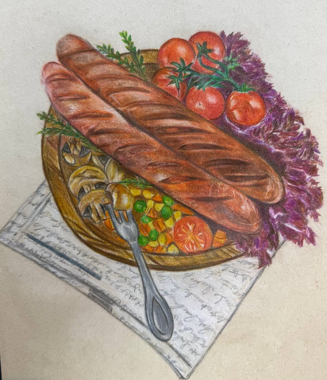 آموزش نقاشی سیاه قلم الهه خلیلی